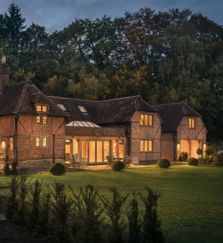 Oak Aluminium Casement