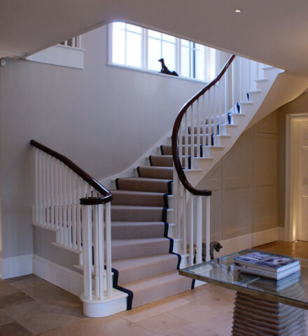 Traditionally Bespoke Mahogany Staircase