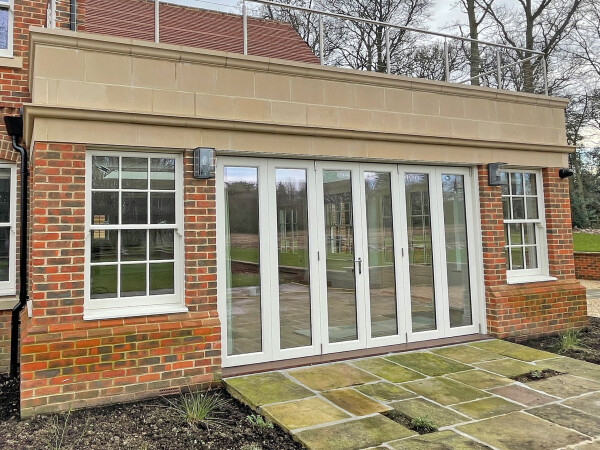 Property extension with Bi-Fold doors