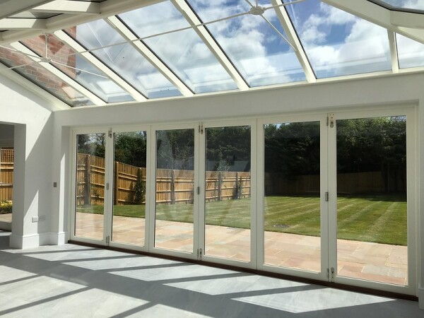 Modern Timber Bi-Fold doors