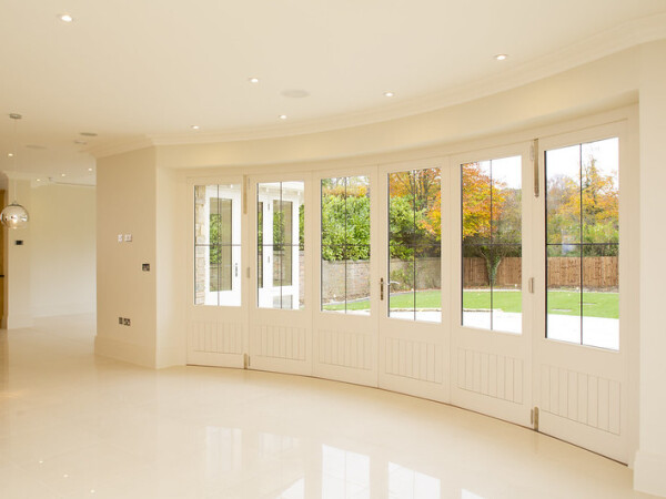 Curved Bi-Folding doors