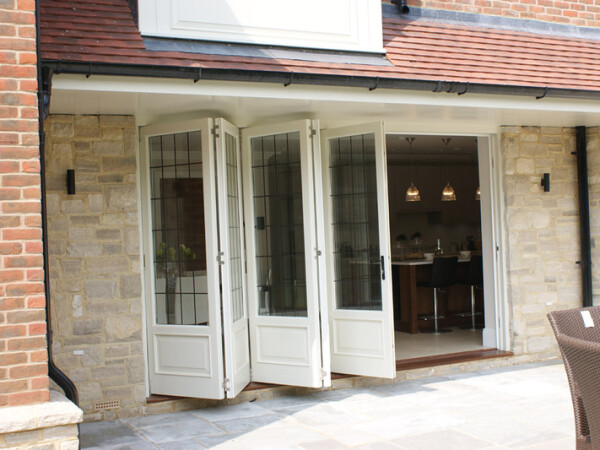 Sliding Bi-Fold doors opening