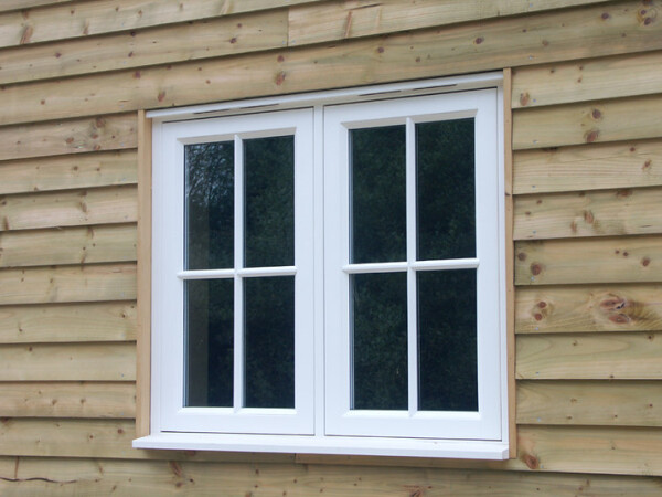 small timber casement window