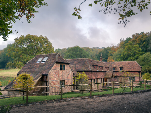 large cottage in the countryside