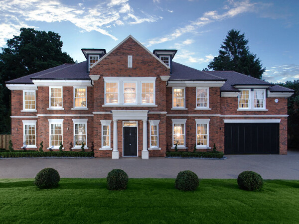 exterior view of a large country house